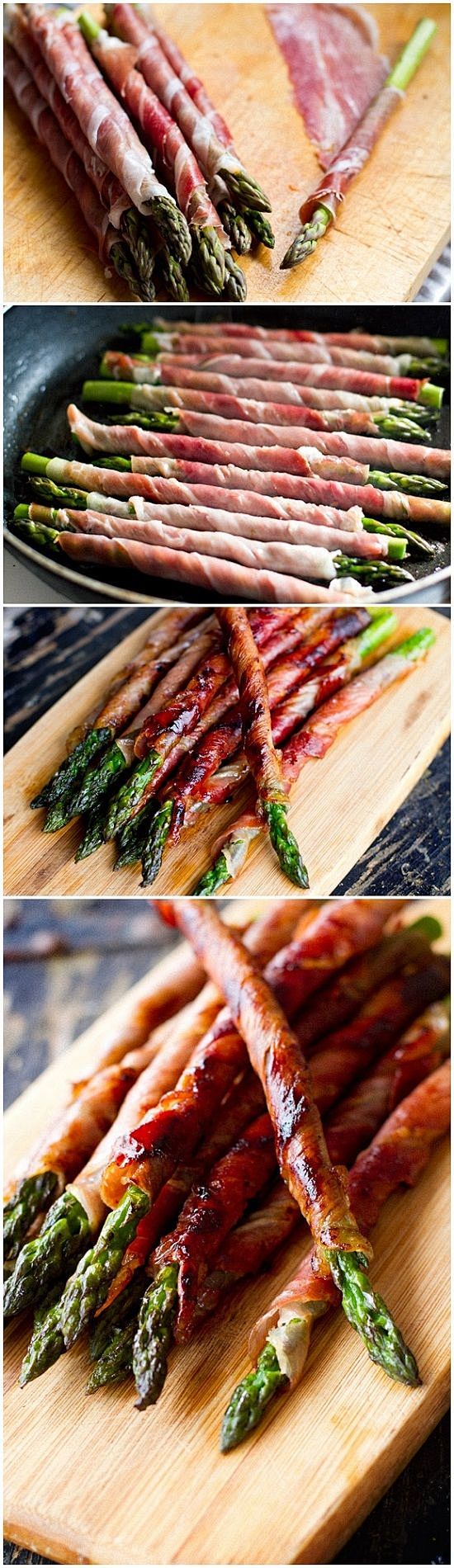 Prosciutto Wrapped A...