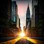 Manhattan Henge by Dan Martland on 500px