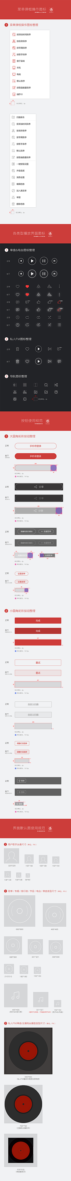 木木～乐乐采集到【UI】设计规范