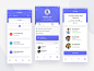 Medical/Healthcare Appointment Mobile App Design ui ux ui design ux design app design mobile app design iphone application design ios design android design mobile ui mobile application