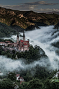 Covadonga in the mist, Asturias