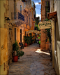 Narrow Street, Chania, Greece
