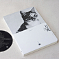 九口山猫系列160page灰板裸装白纸笔记本-刀疤（04）-淘宝网