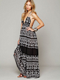 Free People Printed Triangle Top Maxi Dress http://www.freepeople.com/whats-new/printed-triangle-top-maxi/