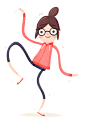 "This is how she dances spagh…" in Illustration : This is how she dances spaghetti style!