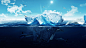 冰山海洋 夏季背景 gallery-image