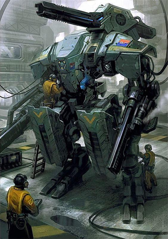 Mech Concept Art by ...