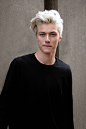 damplaundry: “ Lucky Blue Smith at MFW F/W 2015 by Sam Cosmai ”