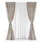 curtain 3d model 88 3d model max obj fbx mtl 1