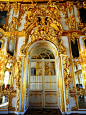 Rococo at it’s finest in Catherine’s Palace in St. Petersburg, Russia