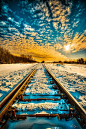 Snow Rail, Saskatchewan, Canada