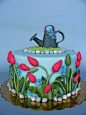 Tulip cake by bubolinkata, via Flickr