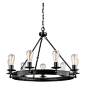 Sea Gull Lighting - 9-Light Chandelier - The Sea Gull Lighting Ravenwood Manor nine light single tier chandelier in stardust enhances the beauty of your home with ample light and style to match today's trends. Offered in both round and rectangular silhoue