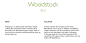 WOODSTOCK 2015 : Promotional desk calendar for Fedrigoni's Woodstock paper range.