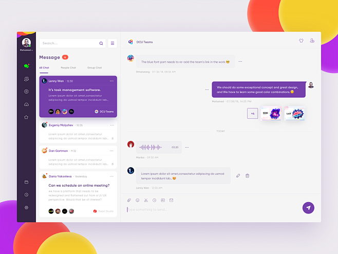 Chat dashboard 1