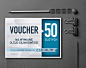 COUPON Kupon Design voucher