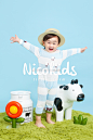 Nicokids推出敲急可爱的小农场小主题！小掌柜Niki第一次代言，请大家多多捧场哈哈哈适合年龄：10个月起 提供所有服装全部分店同期上市#nicokids客片即样片##nicokids主题拍摄# ​​​​