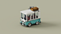 3D car Magicavoxel Render Truck Vehicle voxel