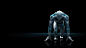 General 1440x810 digital art glowing men robot technology sports athletes black background reflection futuristic machine