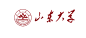 山东大学校徽与中文校名标准组合（横式）