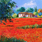 这样确切的爱，一生只有一次。——《廊桥遗梦》法国田园一一Jean Marc Janiaczyk油画，Jean-Marc Janiaczyk 1966年出生于法国，他的主要绘画作品是普罗旺斯的风景。