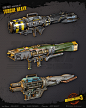 Borderlands 3: All Guns by Liquid Development, Liquid Development : High poly and game-res screenshots of all of the guns and attachments created by Liquid Development for Borderlands 3