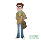 The Big Bang Theory - Character Design : Personal project