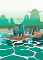 Cao Chong weighs an Elephant : This project was made for the "Cengage Look Anthologies".Cao Chong is best known for his ingenious method of weighing an elephant using the principle of buoyancy. He was considered by his father as a possible succe