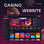 Casino Website Design by Atiqur Rahman ✪‌ on Dribbble