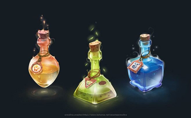 Magic bottles, anast...
