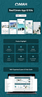 Omah - Real Estate Mobile App - UI Kits : Omah is an Real Estate Mobile App with 30++ high-quality screens and is easy to use with clean, neat, and modern design. Available Light theme in Adobe XD,Figma,Sketch file.

This UI Kit is easy to use and free to