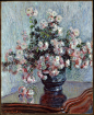 作　　者：克劳德·莫奈 - Claude Monet
作品名称：菊花 - Chrysanthemums
作品尺寸：100.3 x 81.9 cm
作品年代：1882
作品材质：画布油画
现收藏于：美国大都会艺术博物馆