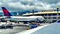 美国之行即将结束.在檀香山国际机场,搭乘美国达美航空公司(DELTA)班机(机型:波音747-400),离开夏威夷,离开美国,经日本东京成田机场回国.,Zhongbao