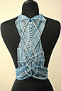 Trash To Couture: Macrame back