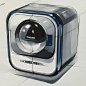 소형 세탁기(Small Washing Machine) www.skeren.co.kr #markertechnique #ideasketch #productdesign #productsketching #washingmachine #rendering #세탁기 #제품디자인 #제품스케치 #제품렌더링 #세탁기스케치: