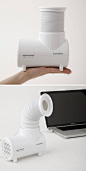 Elephant Desk Fan - turn the trunk to direct air flow!: 