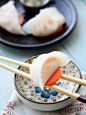 dim sum prawn dumpling / har gow / china sichuan food
