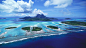 The Bora-Bora island