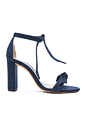 Denim Clarita Block Heels