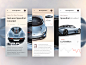 Open News sport car adaptation mobile ios slide design book news interface web