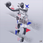 NBA Art Collection, Vol. 1 on Behance