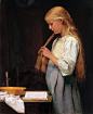瑞士画家Albert Anker （1831-1910）