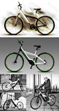 【实物模型制作】自行车设计 效果图 实物模型 VISIOBIKE by Dario Dropucic