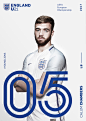 英国U21足球队平面设计封面大图