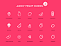 Juicy Fruit Icons