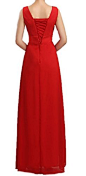Amazon.com: Huafeiwude Women's V Neck Chiffon Floor Length Long Evening Dresses: Clothing