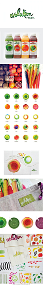 Evolution Fresh yummy fresh #juice #identity #packaging #branding PD