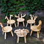 托托一作丨动物矮凳|原创设计|日式风格|儿童家具|落叶松