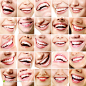 牙齿护理系列 - 健康牙齿的笑容集合
