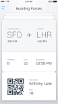 登机牌盒子界面 - UI - Sketch It's Me